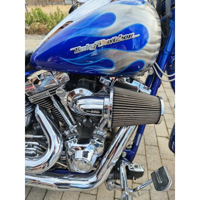 Harley-Davidson CVO Softail Springer 2009  – Niebieski Płomienie